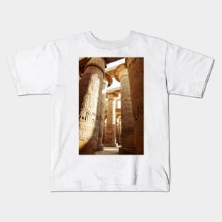 Great Hypostyle Hall, Karnak Temple Kids T-Shirt